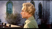 The Birds (1963)Bodega Lane, Bodega, California, Potter School House, Bodega, California, Tippi Hedren, female profile and green